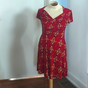 Leota Stitch Fix printed dress LP